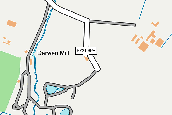 SY21 9PH map - OS OpenMap – Local (Ordnance Survey)