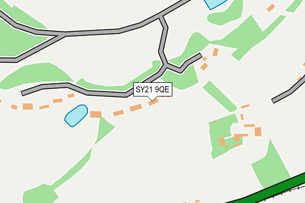 SY21 9QE map - OS OpenMap – Local (Ordnance Survey)