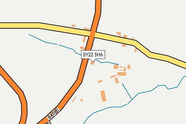 SY22 5HA map - OS OpenMap – Local (Ordnance Survey)