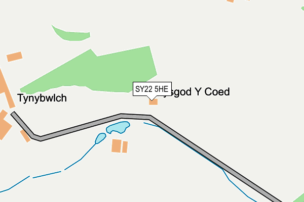 SY22 5HE map - OS OpenMap – Local (Ordnance Survey)