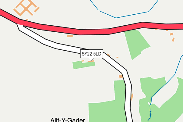 SY22 5LD map - OS OpenMap – Local (Ordnance Survey)