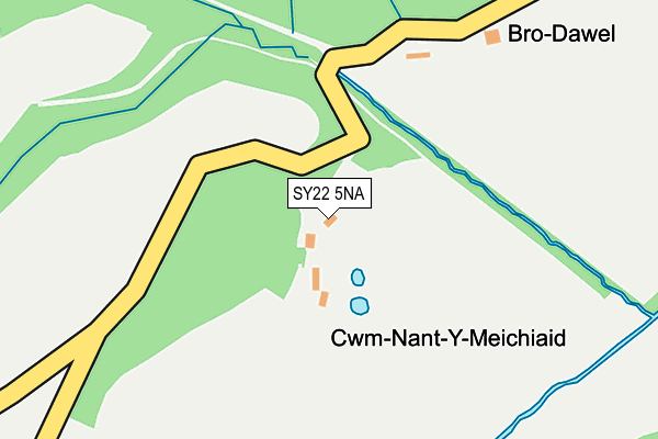 SY22 5NA map - OS OpenMap – Local (Ordnance Survey)