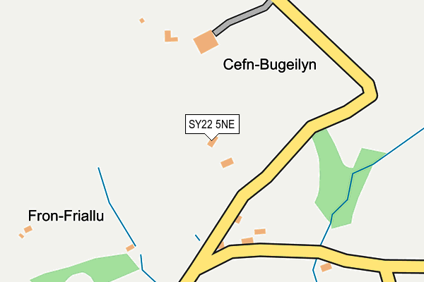 SY22 5NE map - OS OpenMap – Local (Ordnance Survey)