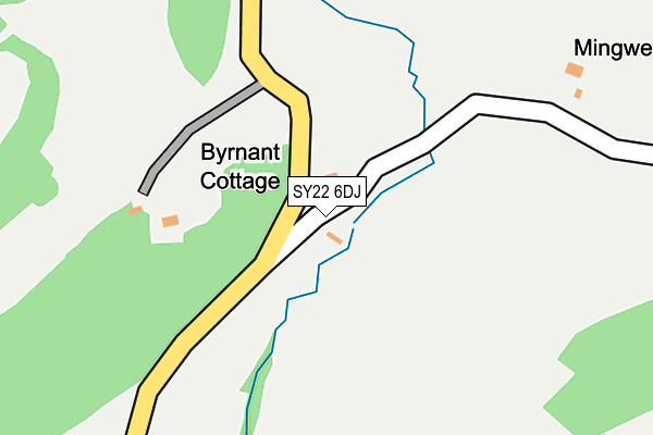 SY22 6DJ map - OS OpenMap – Local (Ordnance Survey)