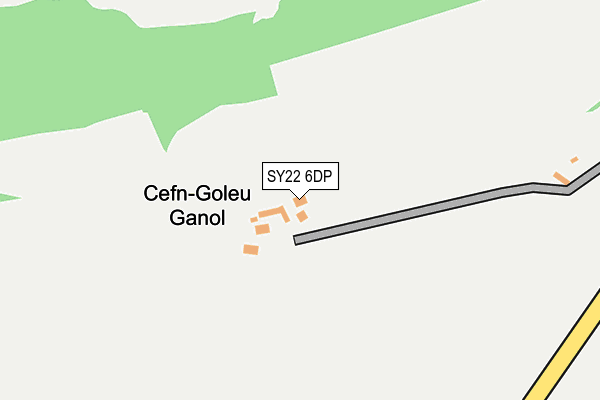 SY22 6DP map - OS OpenMap – Local (Ordnance Survey)