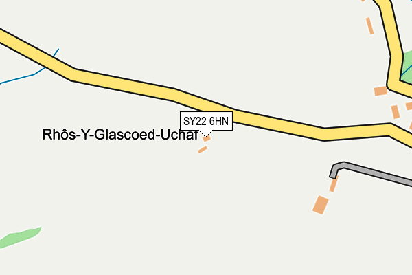 SY22 6HN map - OS OpenMap – Local (Ordnance Survey)