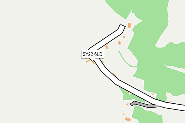 SY22 6LD map - OS OpenMap – Local (Ordnance Survey)