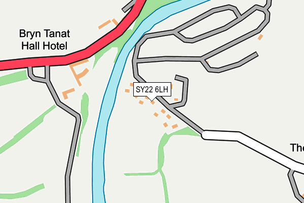SY22 6LH map - OS OpenMap – Local (Ordnance Survey)