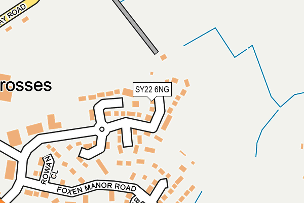 SY22 6NG map - OS OpenMap – Local (Ordnance Survey)