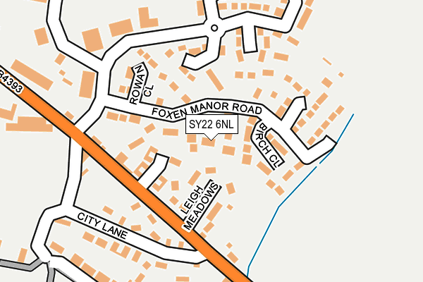 SY22 6NL map - OS OpenMap – Local (Ordnance Survey)