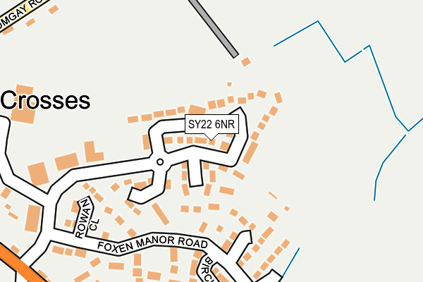 SY22 6NR map - OS OpenMap – Local (Ordnance Survey)