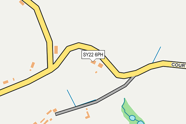 SY22 6PH map - OS OpenMap – Local (Ordnance Survey)