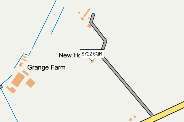 SY22 6QR map - OS OpenMap – Local (Ordnance Survey)