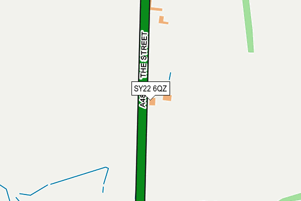 SY22 6QZ map - OS OpenMap – Local (Ordnance Survey)