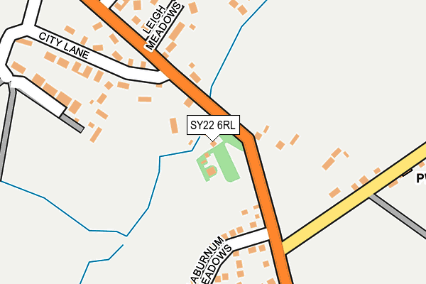 SY22 6RL map - OS OpenMap – Local (Ordnance Survey)