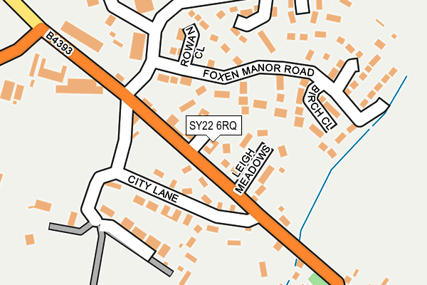 SY22 6RQ map - OS OpenMap – Local (Ordnance Survey)