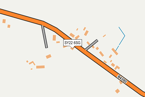SY22 6SG map - OS OpenMap – Local (Ordnance Survey)