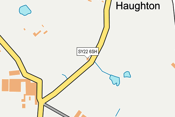 SY22 6SH map - OS OpenMap – Local (Ordnance Survey)