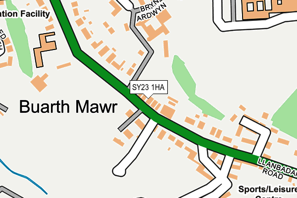 SY23 1HA map - OS OpenMap – Local (Ordnance Survey)