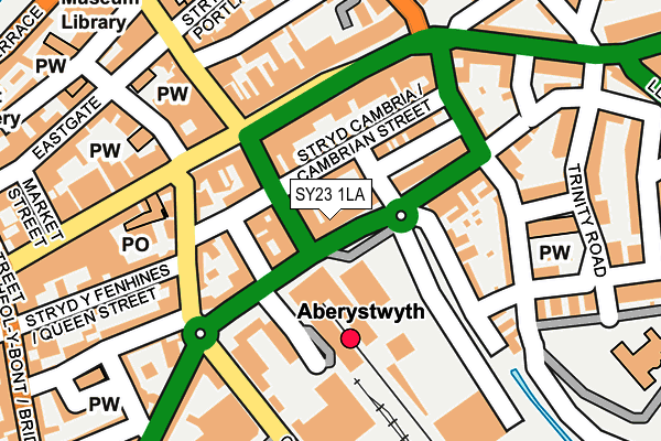 SY23 1LA map - OS OpenMap – Local (Ordnance Survey)