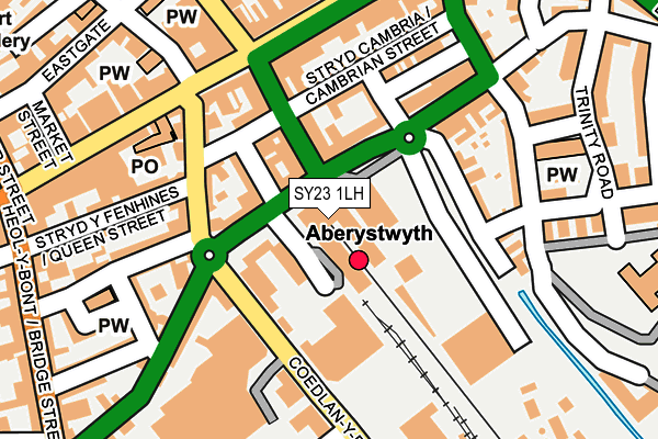 SY23 1LH map - OS OpenMap – Local (Ordnance Survey)