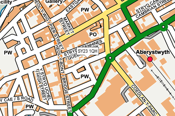 SY23 1QH map - OS OpenMap – Local (Ordnance Survey)