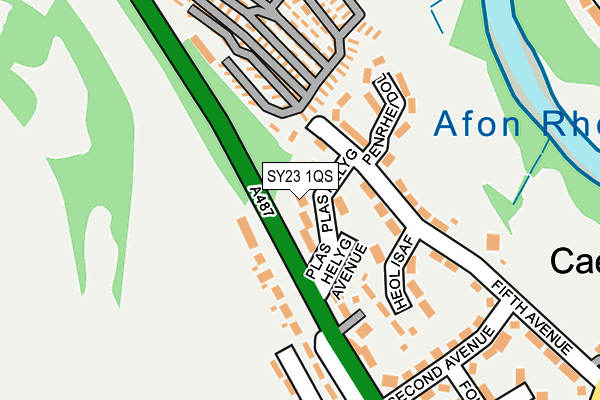 SY23 1QS map - OS OpenMap – Local (Ordnance Survey)