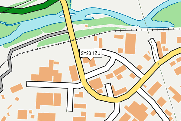 SY23 1ZU map - OS OpenMap – Local (Ordnance Survey)