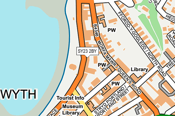 SY23 2BY map - OS OpenMap – Local (Ordnance Survey)