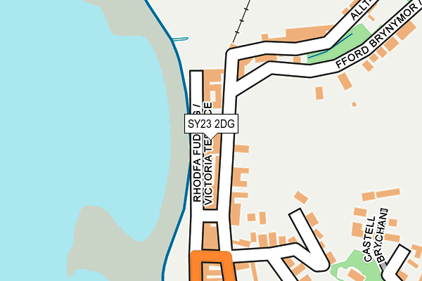 SY23 2DG map - OS OpenMap – Local (Ordnance Survey)