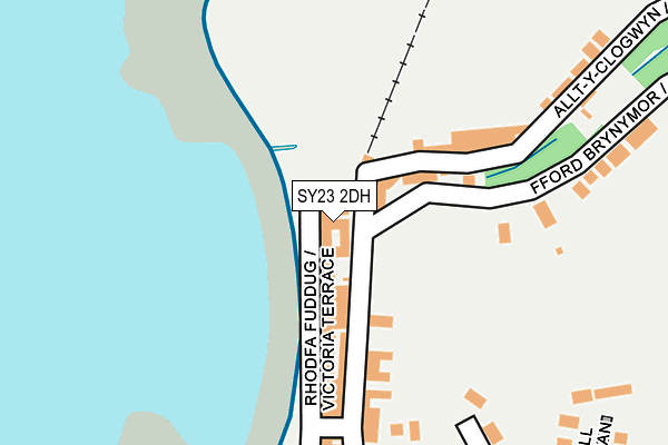 SY23 2DH map - OS OpenMap – Local (Ordnance Survey)