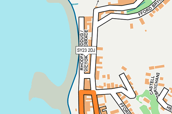 SY23 2DJ map - OS OpenMap – Local (Ordnance Survey)