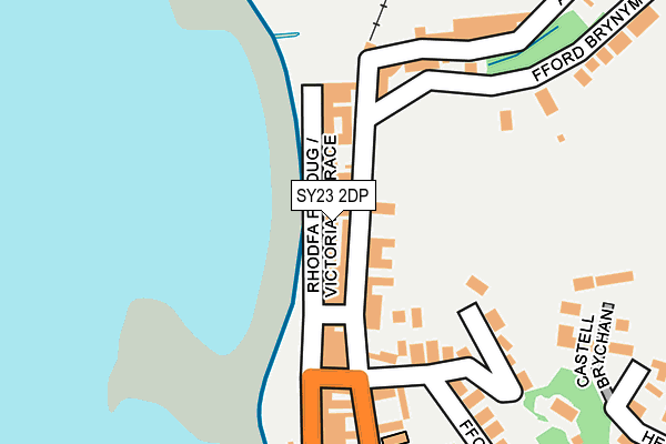 SY23 2DP map - OS OpenMap – Local (Ordnance Survey)