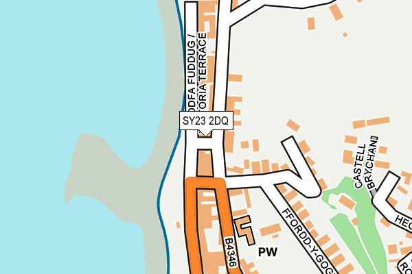 SY23 2DQ map - OS OpenMap – Local (Ordnance Survey)