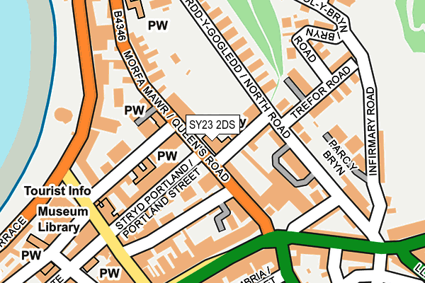 SY23 2DS map - OS OpenMap – Local (Ordnance Survey)