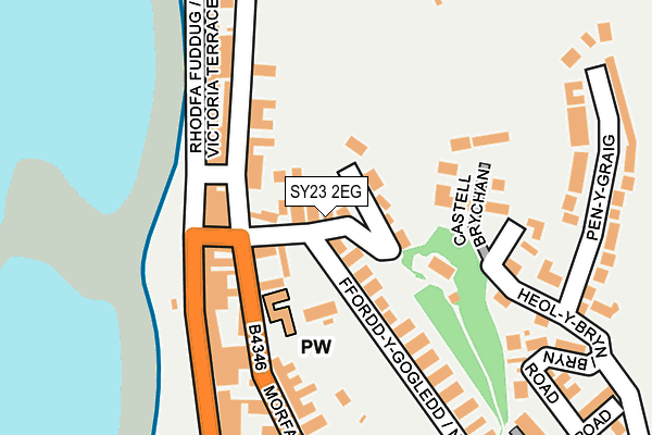 SY23 2EG map - OS OpenMap – Local (Ordnance Survey)