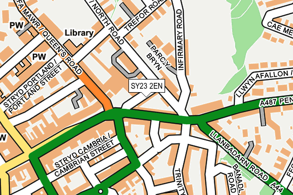 SY23 2EN map - OS OpenMap – Local (Ordnance Survey)