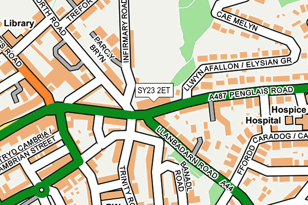 SY23 2ET map - OS OpenMap – Local (Ordnance Survey)