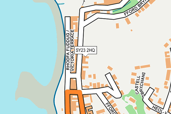 SY23 2HQ map - OS OpenMap – Local (Ordnance Survey)