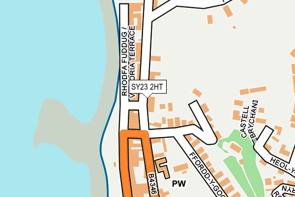 SY23 2HT map - OS OpenMap – Local (Ordnance Survey)