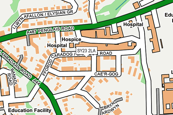 SY23 2LA map - OS OpenMap – Local (Ordnance Survey)