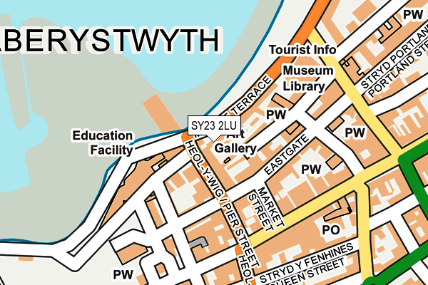 SY23 2LU map - OS OpenMap – Local (Ordnance Survey)