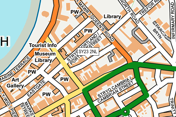 SY23 2NL map - OS OpenMap – Local (Ordnance Survey)