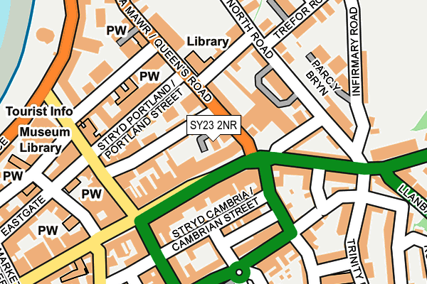 SY23 2NR map - OS OpenMap – Local (Ordnance Survey)