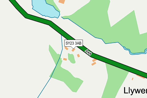 SY23 3AB map - OS OpenMap – Local (Ordnance Survey)