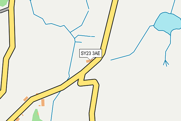 SY23 3AE map - OS OpenMap – Local (Ordnance Survey)