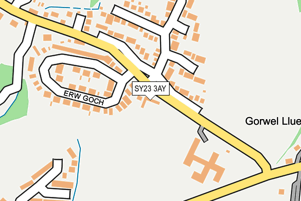 SY23 3AY map - OS OpenMap – Local (Ordnance Survey)