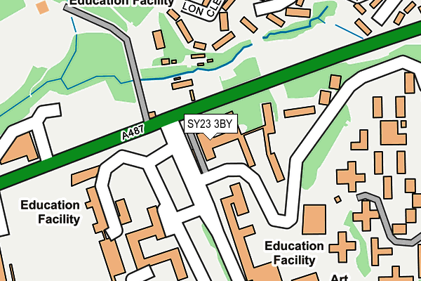 SY23 3BY map - OS OpenMap – Local (Ordnance Survey)