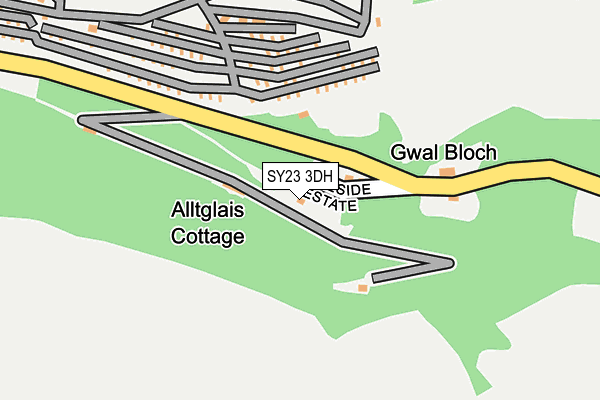 SY23 3DH map - OS OpenMap – Local (Ordnance Survey)