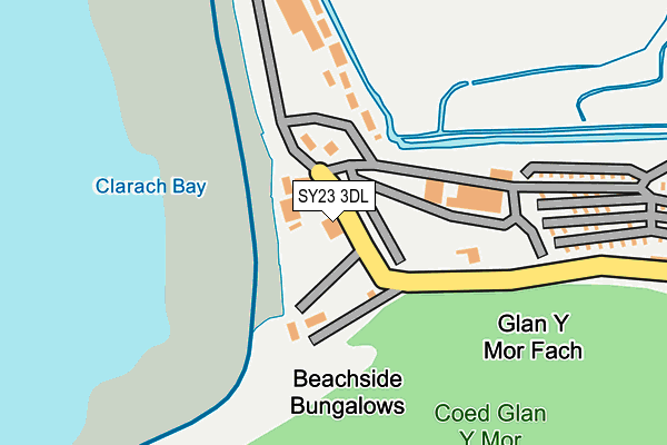 SY23 3DL map - OS OpenMap – Local (Ordnance Survey)